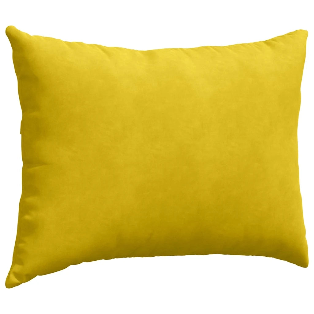 Cuscini da Divano 2 pcs Giallo 70 x 50 cm Tessuto in Cords