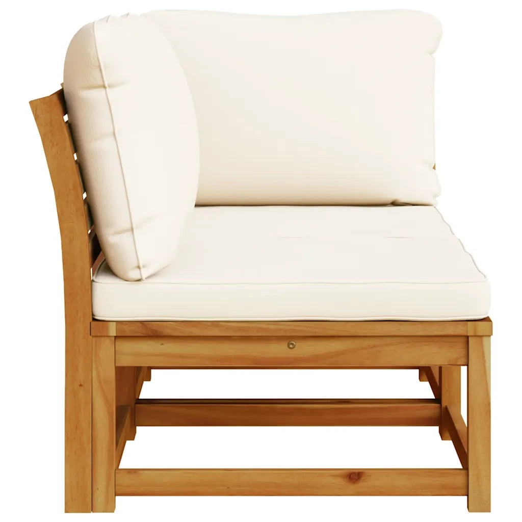 Set Salotto da Giardino 2 pz con Cuscini Legno Massello Acacia 366492