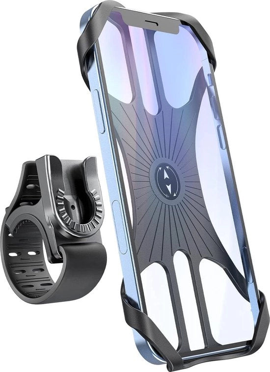 Sostituto di Telefono per Bicicletta - Sostituto di Telefono 360° girevole regolabile rimovibile universale in silicone per iPhone 13 12 11 Pro Max-XR-XS-8-7-6 Plus