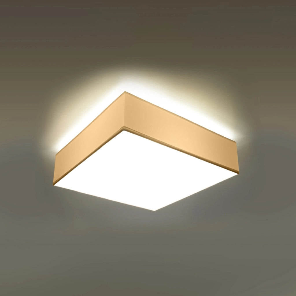 Plafoniera quadrata ANUBIS 35 cm bianca Pure Lume 2xE27