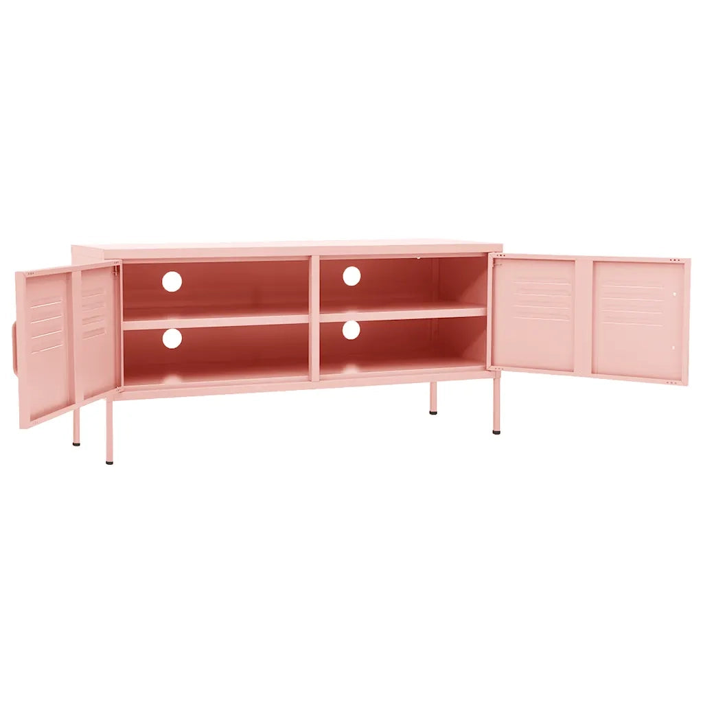 Mobile TV Rosa 105x35x50 cm in Acciaio cod mxl 12901