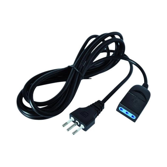 Vigor-Blinky Prolunghe Lineari M-F 10A 3x0.75mm 2.5mt Nero