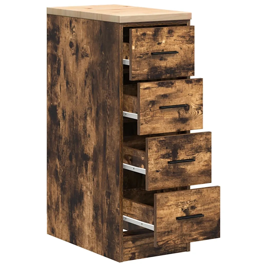 Armadietto da Garage in Rovere Affumicato 30x51x85 cm CFW4113836