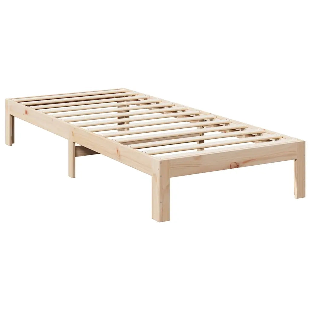 Giroletto senza Materasso 80x200 cm in Legno Massello Pino 859214