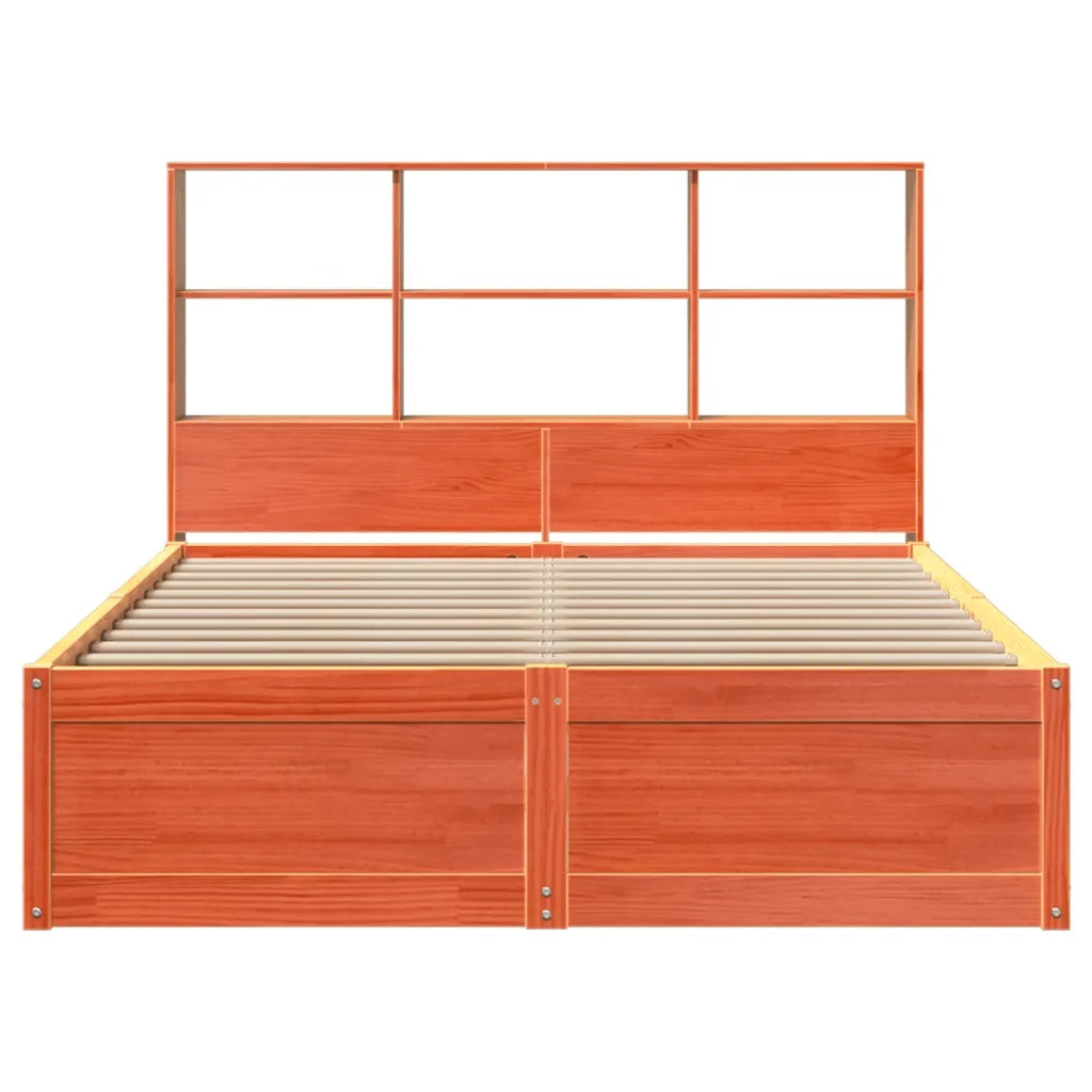 Giroletto senza Materasso Marrone Cera 120x200 cm Legno di Pino