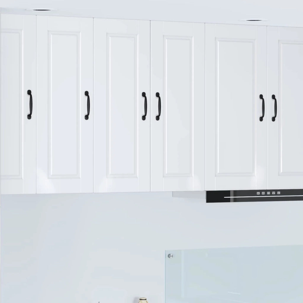 Armadietto a muro PORTO 2 pcs Bianco Lucido 30 x 31 x 80 cm