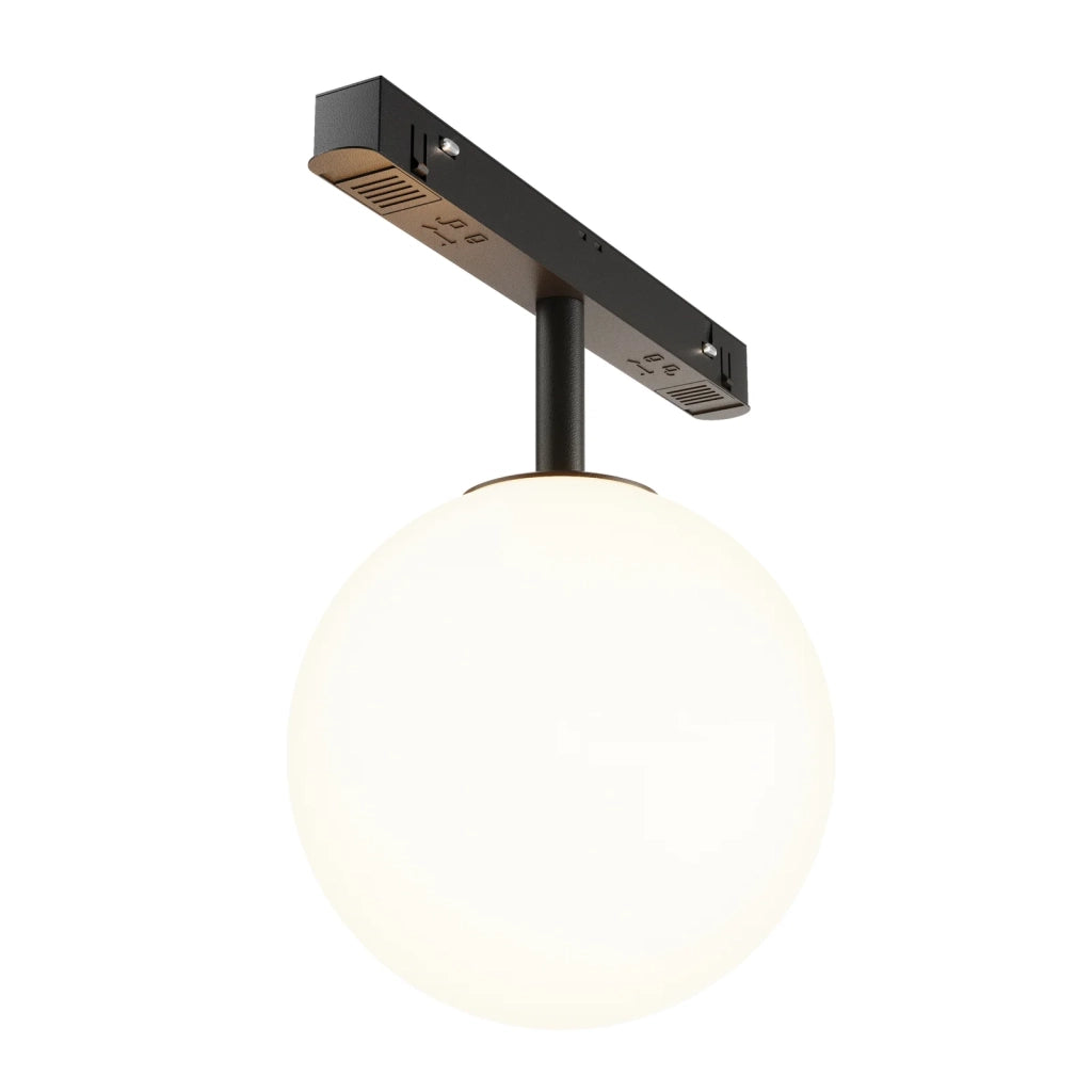 Maytoni Lampada Da Binario Moderna Exility Luna 1 luce LED integrato nero vetro