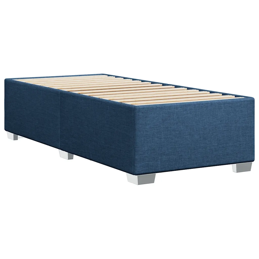 Giroletto a Molle con Materasso Blu 100x200 cm in Tessuto 3285798