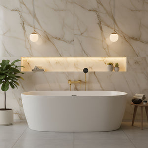 Rubinetto Da Vasca Rea Foster Gold Brush