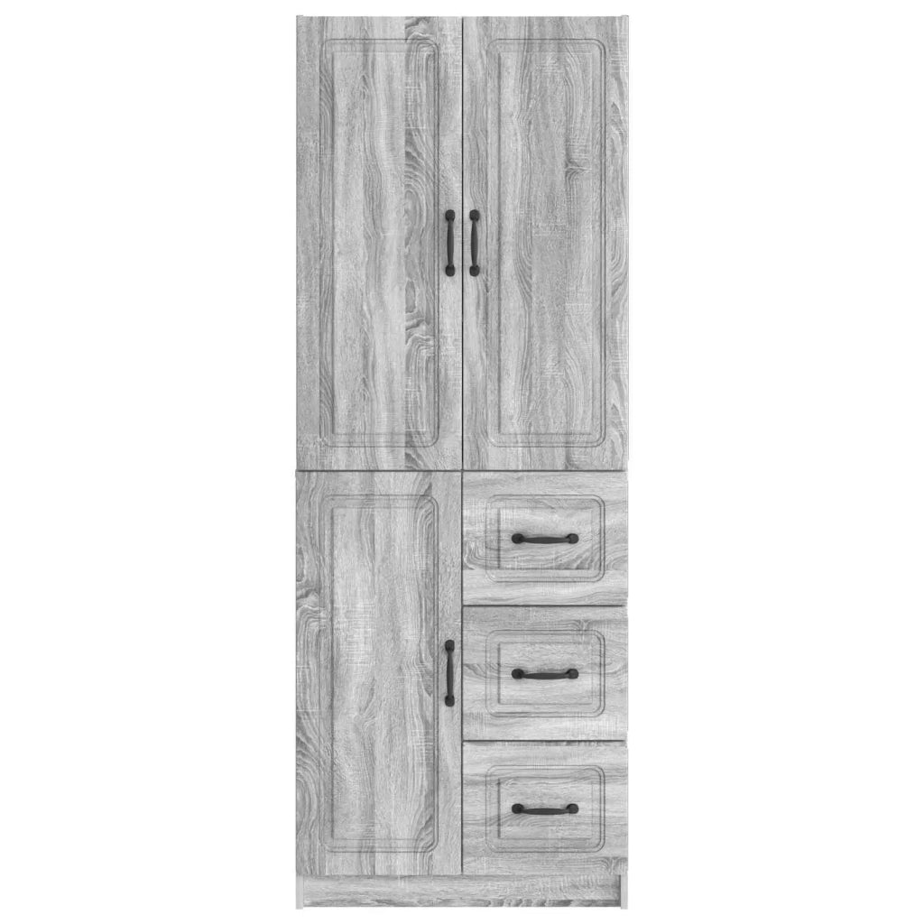 Set di armadi 2 pcs Sonoma grigio Legno ingegnerizzato 3416985
