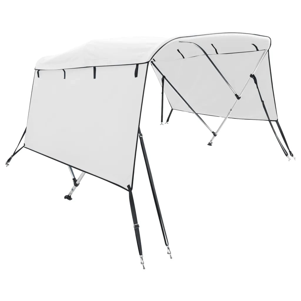 Bimini di Prua con Pareti Laterali 3 Archi 183x(154-167)x137cm 94815