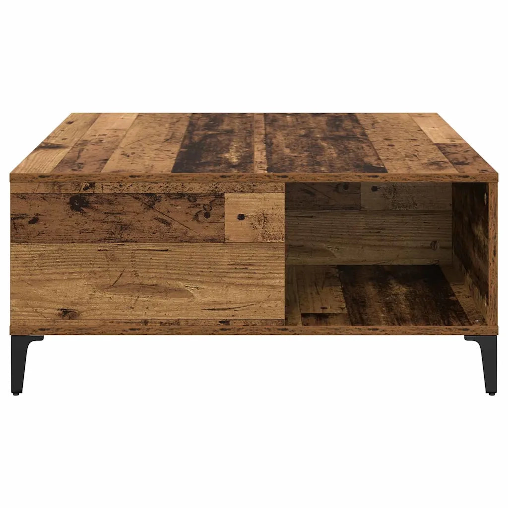 Tavolino da salotto | Tavolino da caff¨¨ | Tavolino da Soggiorno Legno vecchio 80 x 80 x 36,5 cm