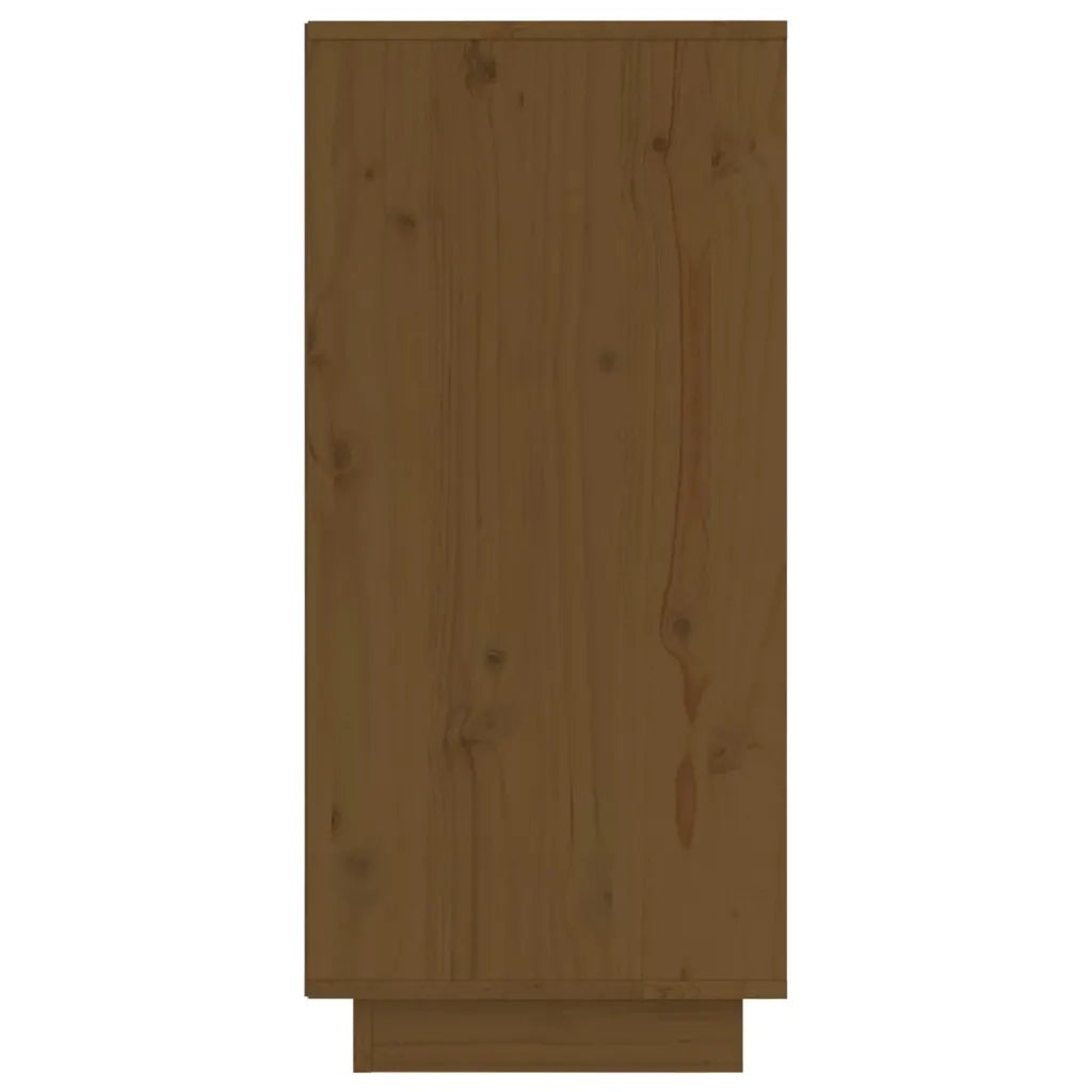 Credenze 2 pz | Madia | Buffet da pranzo | Armadio da pranzo Ambra 31,5x34x75 cm in Legno Massello di Pino