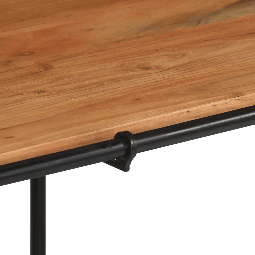 Tavolino da Salotto 110x55x40 cm in Legno Massello di Acacia 4013498