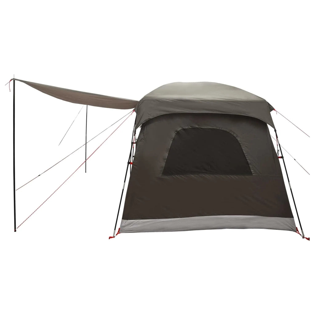 Tenda Familiare Marrone Grigio 380 x 260 x 190 cm Poliestere 42029001