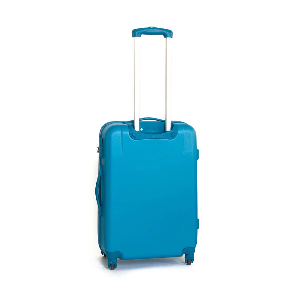 Trolley Valigia Media Rigida in ABS 4 Ruote TSA Ravizzoni Jazz Blu