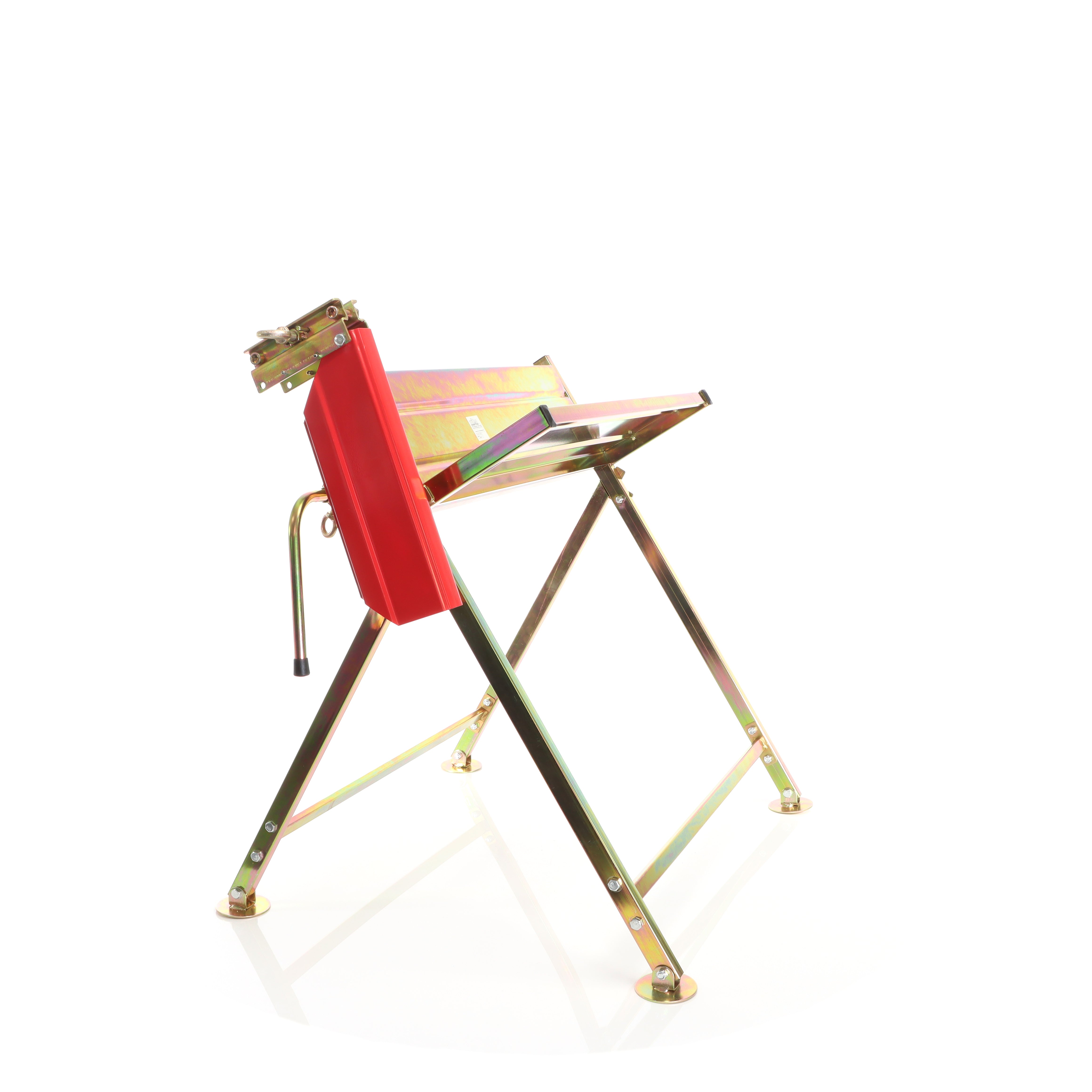 Cavalletto taglialegna per motosega pieghevole con guida copribarra