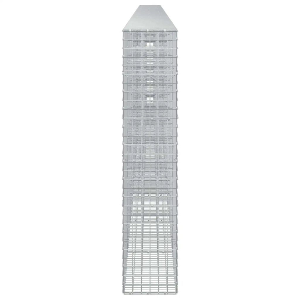 Gabione con filo da 5 mm e rete da 5x5 cm 950x30x150 cm 3464197