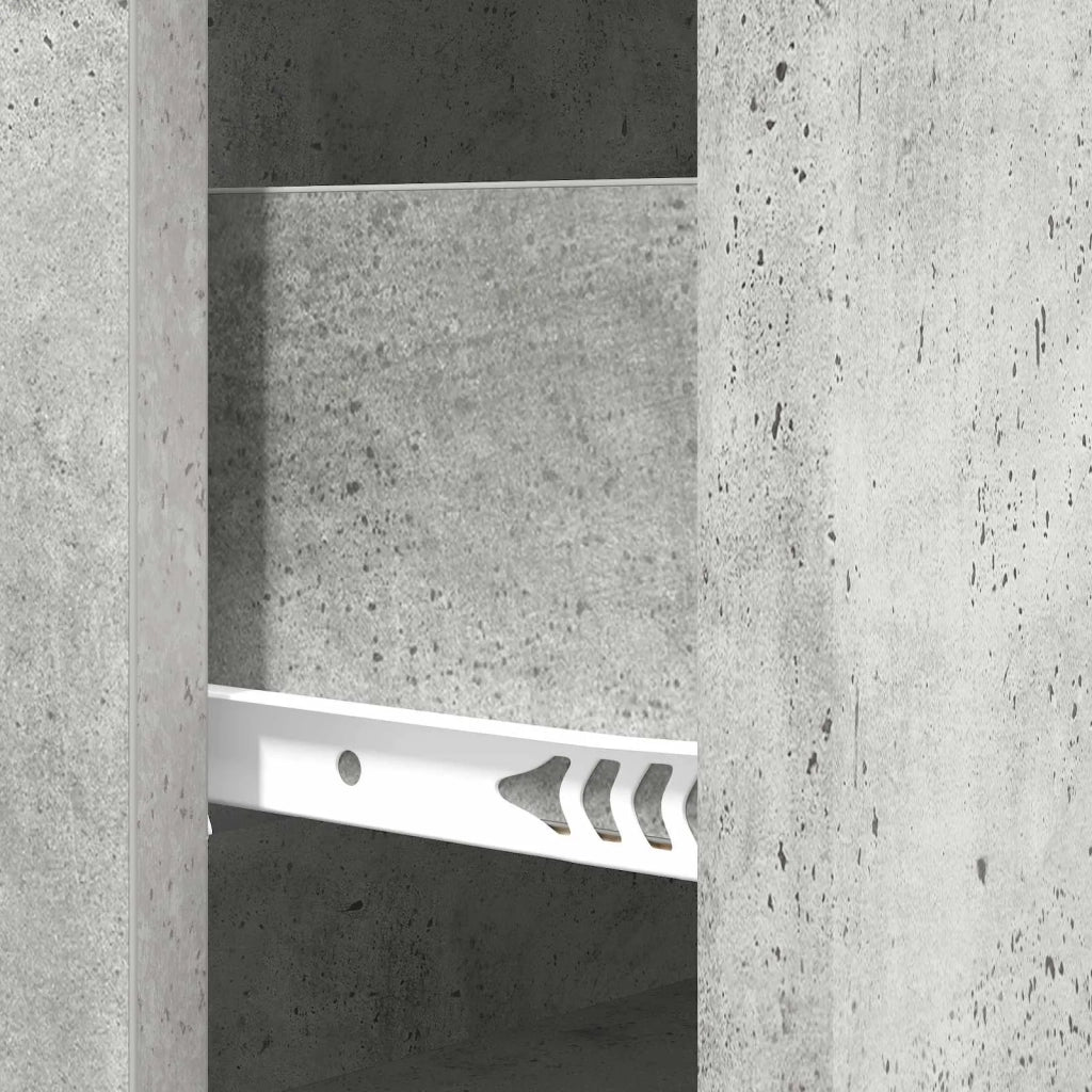 Mobile con Cassetti Grigio Cemento 66 x 34,5 x 90 cm 895528