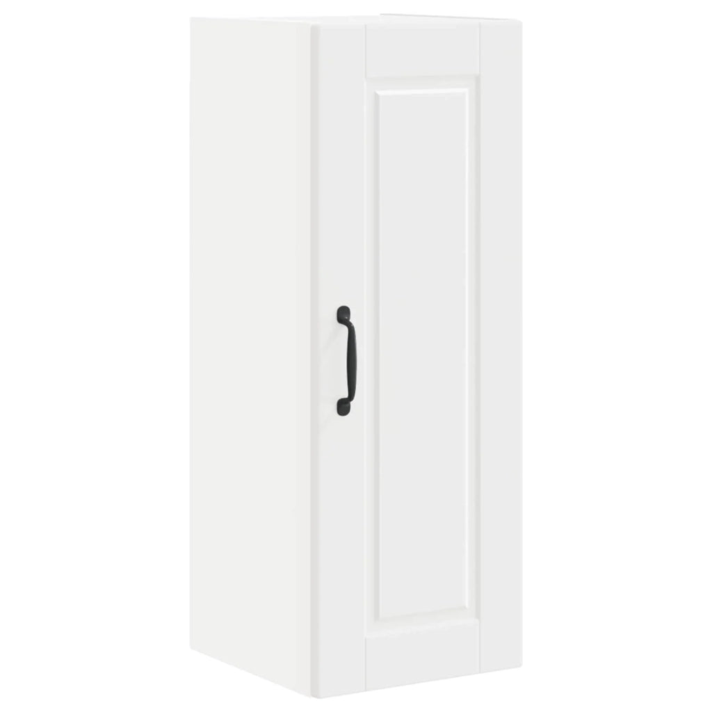 Mobile da cucina moderno e pratico a parete 30 x 31 x 80 cm in legno composito bianco 02_0054349