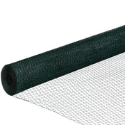 IDMarket - Rete metallica per polli rete verdi 1x25 m, rete a tripla torsione 25 mm, recinto flessibile per giardini di animali