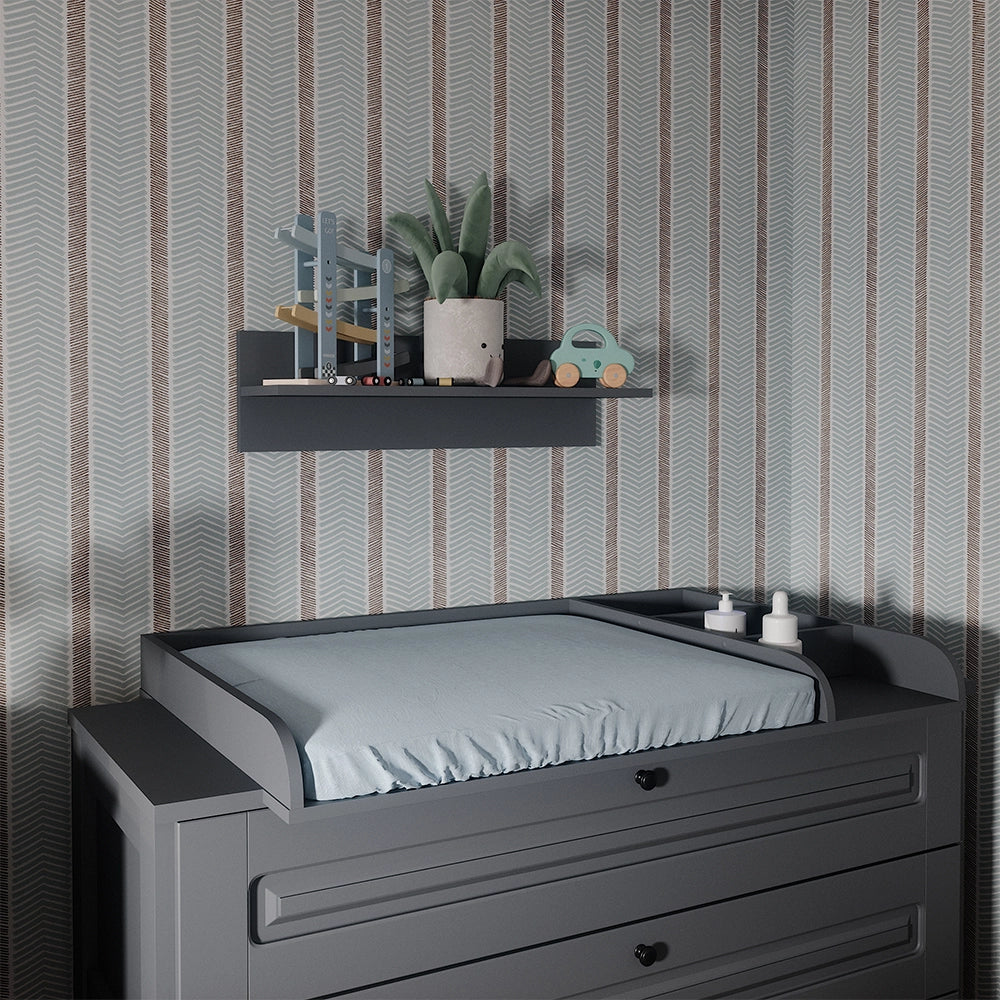Vitalispa Scaffale a muro Grigio 70 x 20 cm