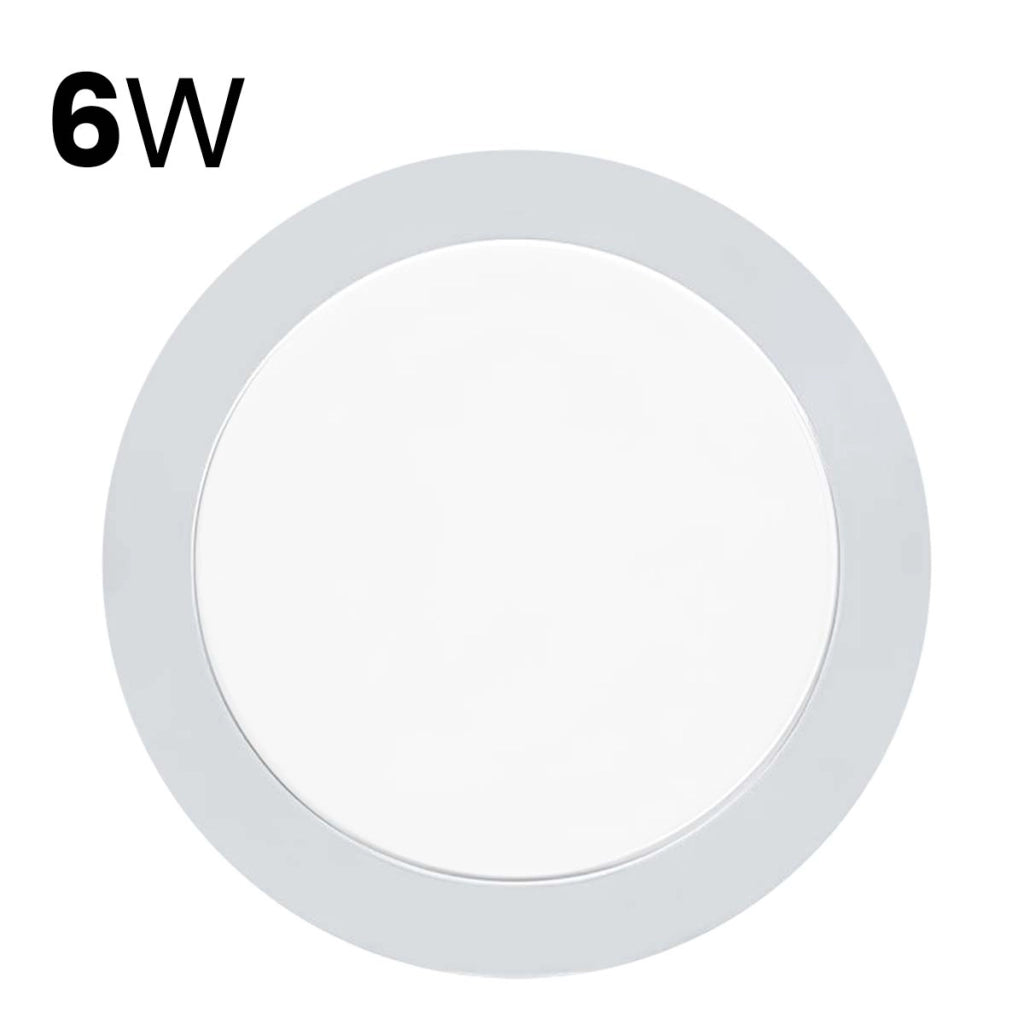 Pannello LED 6W Incassato Formato Rotondo 11.7cm 50000 Ore Bianco Avizar