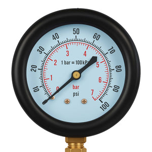 Tester compressione motori a benzina, con adattatori, set per test di perdita del cilindro