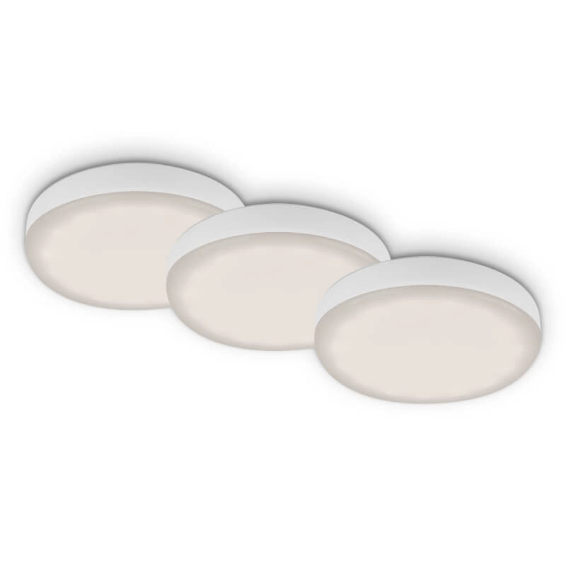 Apparecchio da incasso LED 7,5 cm 3x3W 350lm bianco