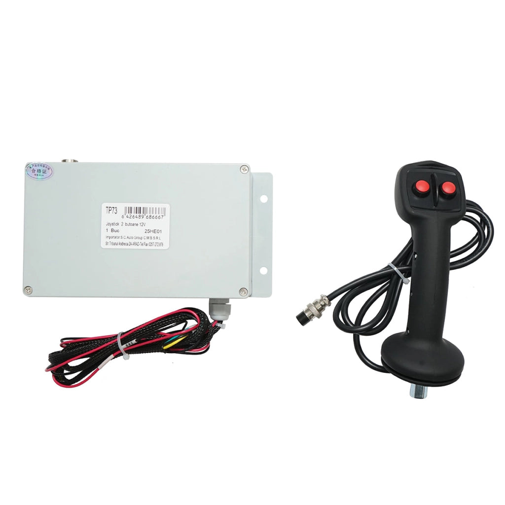 Joystick elettrico a 2 pulsanti con modulo di controllo 12V