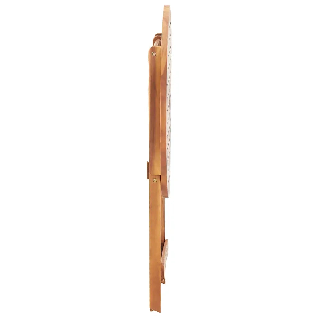 Tavolo da Giardino Pieghevole 60x75 cm in Massello d'Acacia cod mxl 52735