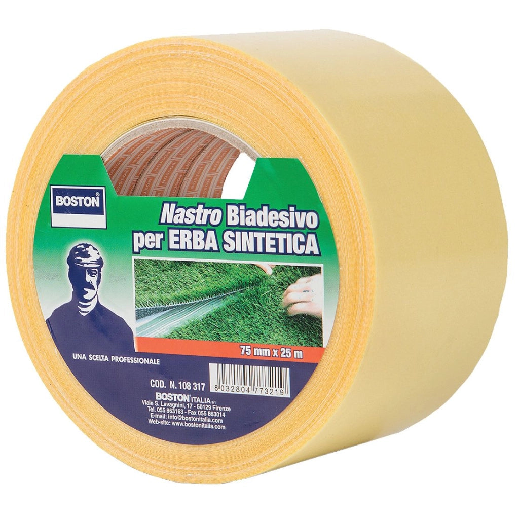 NASTRO BIAD.220MQ.X ERBA SINT.E FEL.MM75X25MT 12 PZ
