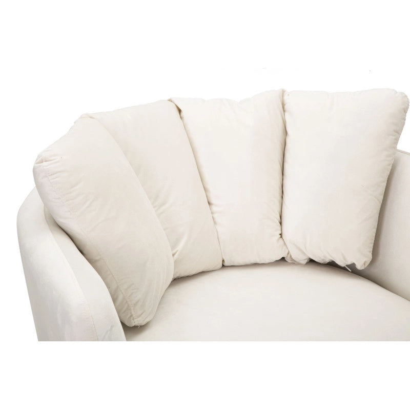 Poltrona Kiev Crema cm 88x77x74