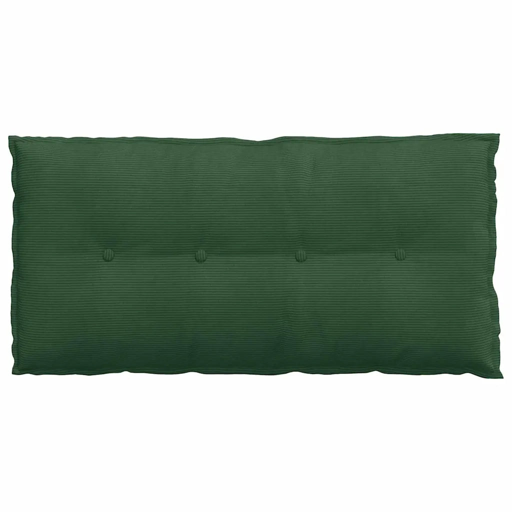Cuscino per Schiena Verde Giungla 100 x 50 cm Tessuto in Cords 42014784