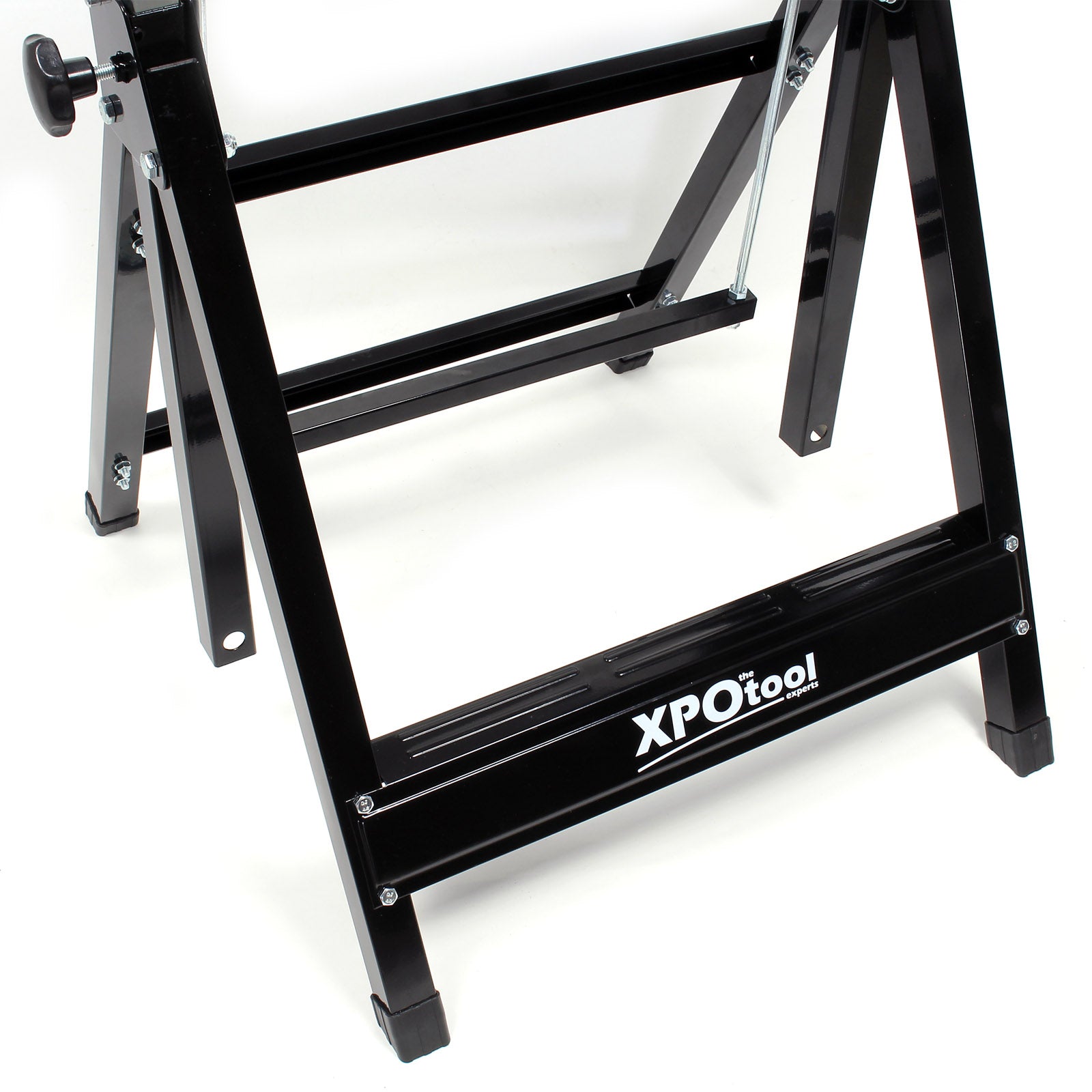 Banco da lavoro portatile e pieghevole max 100 kg altezza e inclinazione regolabili 77-107cm