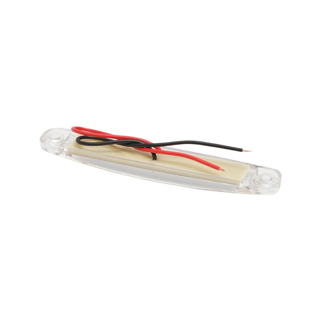Lampada laterale con LED bianca, 12V/24V, FR0176, Breckner Germany.
