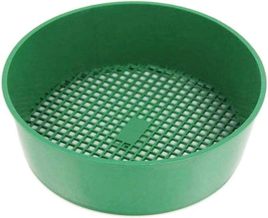 Sostegno per giardino manuale - Set di setole per giardino in plastica - 21 cm di diametro - 60 g di peso - Incluso attrezzo per giardino - Giardinaggio - Disponibile in diverse colori.
