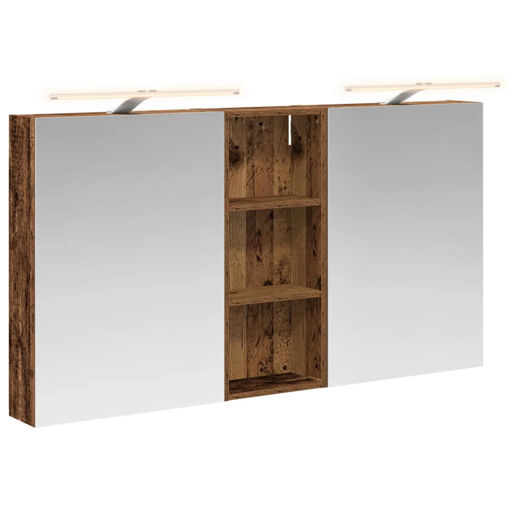 Set di Armadi da Bagno con lo scaffale 3 pcs 130 x 14,5 x 70 cm 3403774