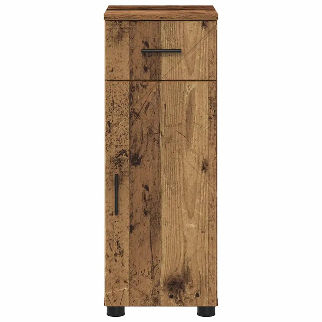 Mobile da Bagno con cassetto Legno vecchio 30 x 35 x 80 cm