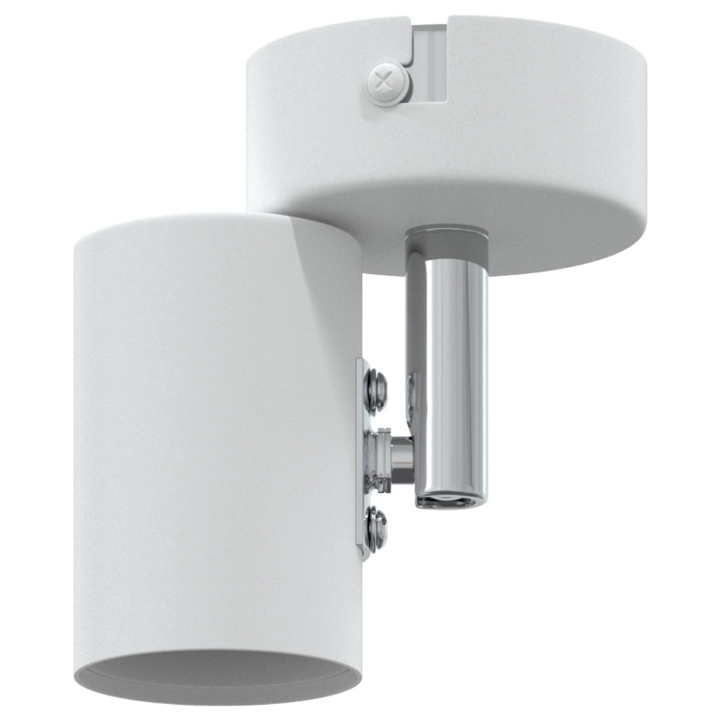 Lampada da Soffitto 1 Via Regolabile Bianca E27