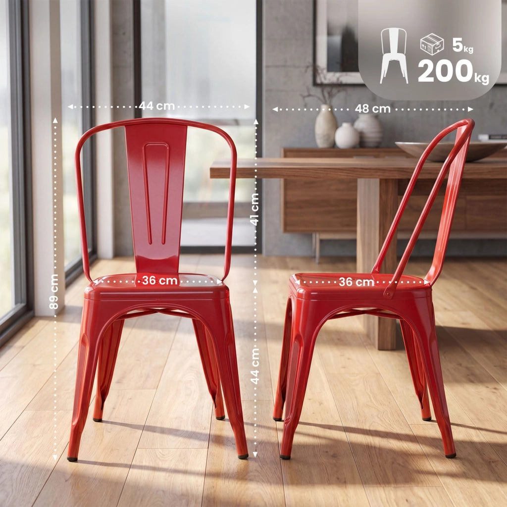 Set di 4 sedie Benedict 5