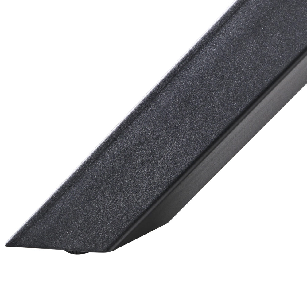 Tavolo da pranzo allungabile Marrone MDF Gambe in metallo 140/180 x 90 cm Meccanismo ad ala di farfalla Rettangolare