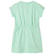 Abito da Bambina con Coulisse Verde Brillante 116 CFW2681077