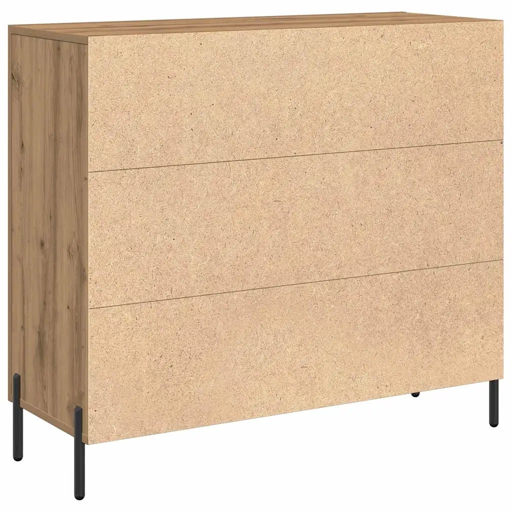 Credenza Rovere artigianale 90 x 34 x 80 cm Legno multistrato 869080