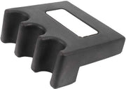 Sostegno per Tre Biliardini - Materiale in Plastica Rigida - Supporto Portatile - Peso Leggero - Nero - Sostegno per Biliardini