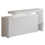 Credenza in legno "Beliz" - 170 x 35 x 80 cm - Bianco