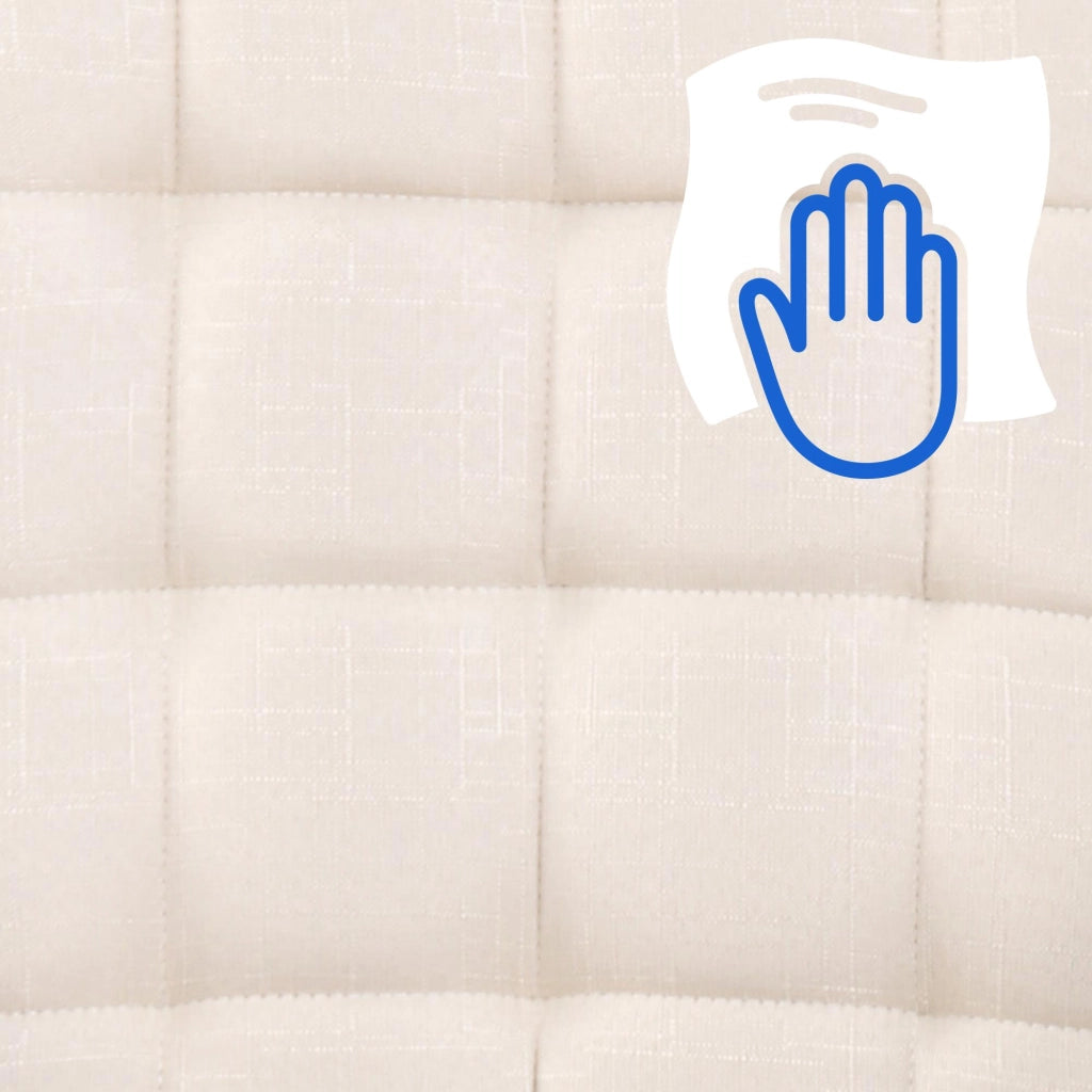 Sedia da ufficio Terni crema,Tessuto