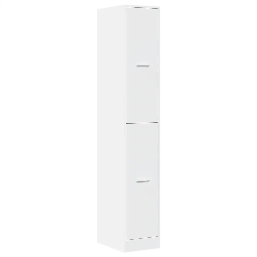 Mobiletto da Farmacia Bianco 30x41x174,5 cm Legno Agglomerato 3309627