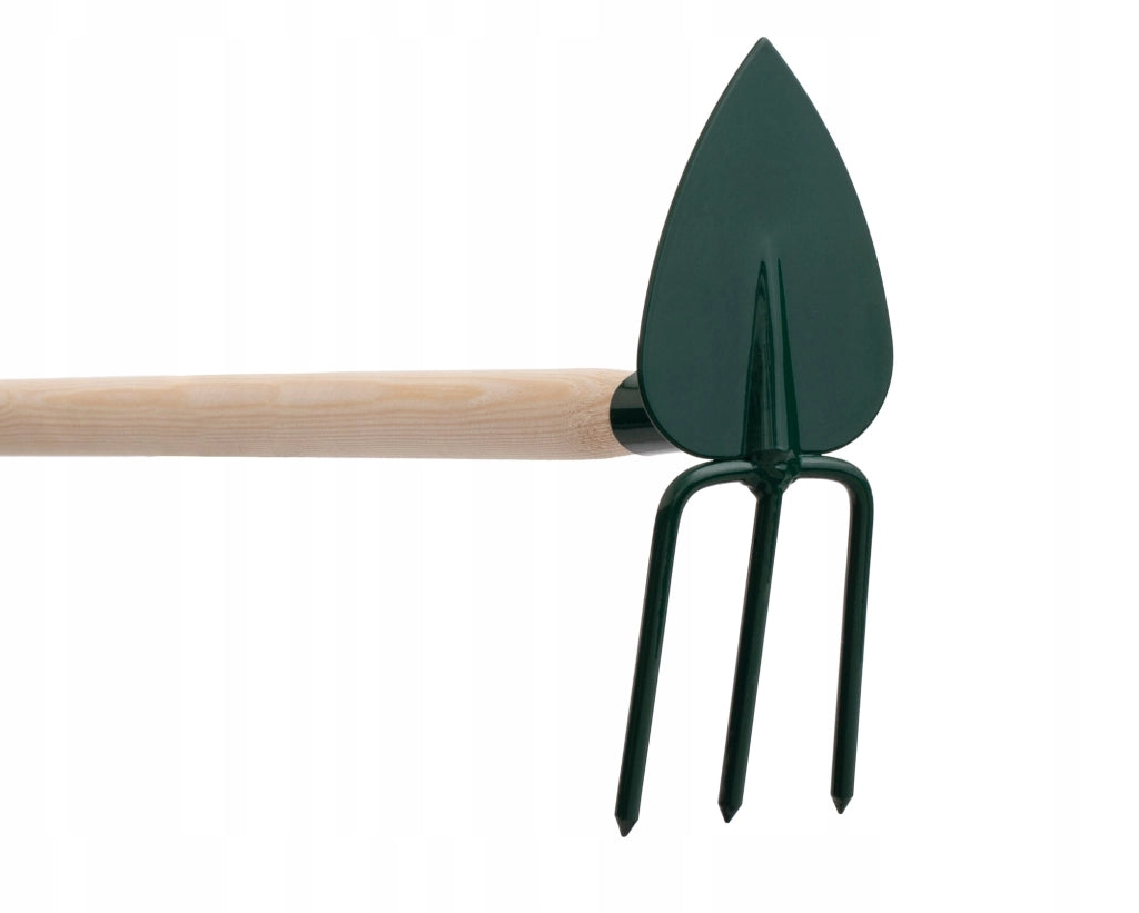 Zappa da giardino KADAX per scavare con forca da 7 cm e gancio da 83 cm