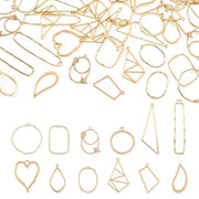 Appoggio per collane 4 pezzi - Appoggio per collane aperto - Sostegno leggero - Creazione di gioielli - Stili diversi - Materiale duraturo - Gioiello